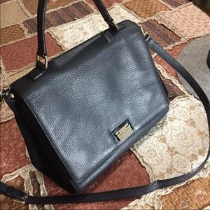 Kate Spade Leather Suede Black Purse Bag